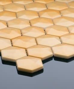 Glass Hexagon 3D Mosaics
