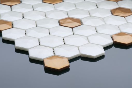 EA 103 - Glass Hexagon Mosaics