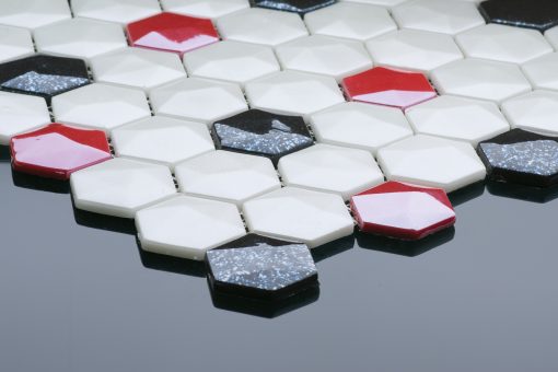 EA 202 - Glass Hexagon Mosaics
