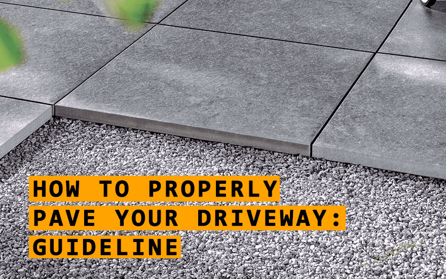 how to pave a driveway