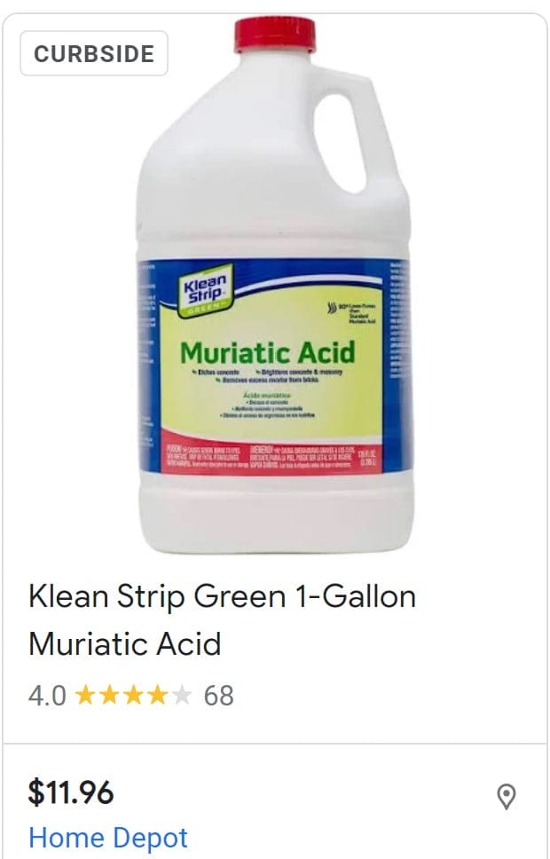 How to Clean Porcelain Pavers with Muriatic Acid