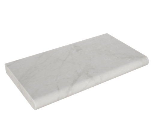 Crema Winter Marble Coping Tumbled 12x24 2